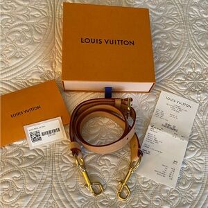 Louis Vuitton Shoulder Strap tan/brown